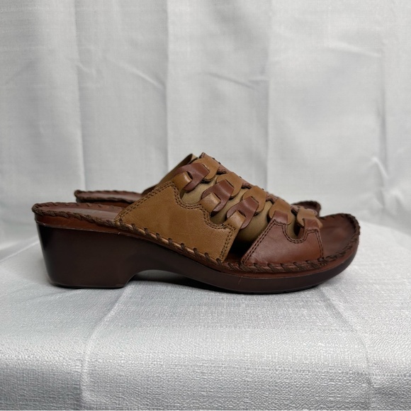 Artiat whipstitch sandal leather western boho wedge neutral western summer fall - Picture 8 of 8